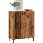 vidaXL Шкаф за хранене Old Wood 69, 5x34x90 cm Инженерна дървесина (857179)