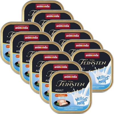 Animonda Vom Feinsten Adult Cat Milkies - пиле с кремообразно ядро 12 x 100 г