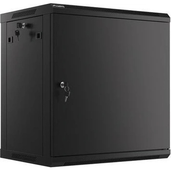 Lanberg Комуникационен шкаф, Lanberg rack cabinet 19" wall-mount 12U/600x450 for self-assembly with metal door black (flat pack) (WF01-6412-00B)