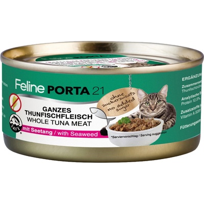 Feline Porta 21 Cat tuňák a mořské řasy 6 x 156 g