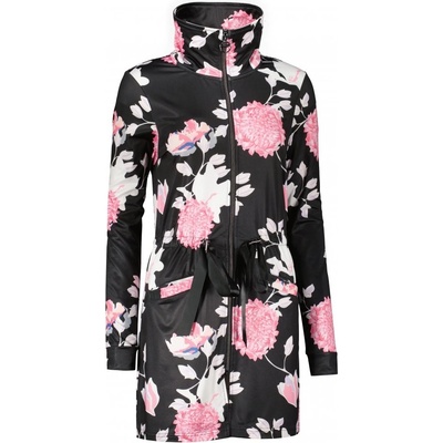 Kixmi dámská mikina NURIS černá/růžová