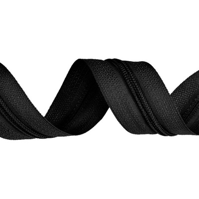 Zip spirálový šíře 3 mm metráž černý