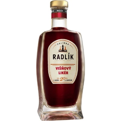 Radlík Višňový Likér 20% 0,5 l (holá láhev)