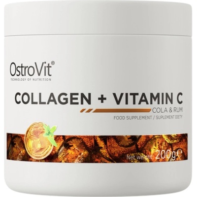 OstroVit Collagen + Vitamin C / Powder [200 грама] Коктейл: Кола с ром