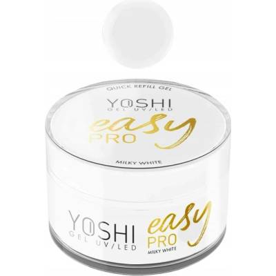 Yoshi stavební gel bílý easy pro milky white 15 ml