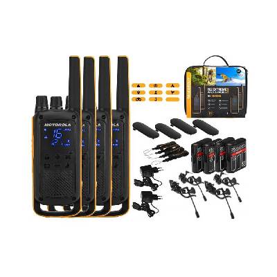 Vysílačky PMR MOTOROLA TLKR T82 EXTREME Quadpack žluté 10km