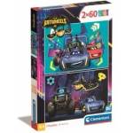 Clementoni Batwheels puzzle 2x60pcs