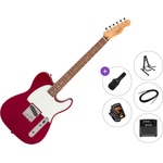 Squier Classic Vibe Custom Esquire LRL Premium SET Candy Apple Red Електрическа китара