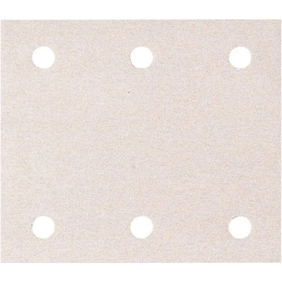 MAKITA P-35813 Brúsny papier K-60 / 102x114mm (6 otvorov, na lak / farbu, kov, drevo ) (v balení: 10ks) - MAKITA P-35813