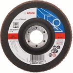 Bosch Шлифовъчен диск с ламелен профил X551, EfM D = 125 мм; G = 40, ъглова 2608607353 (2608607353)