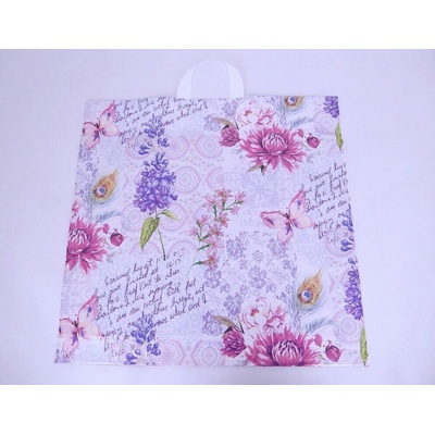 Taška PE XXL oboustranná Lika Paví oko 50x50cm s uchy