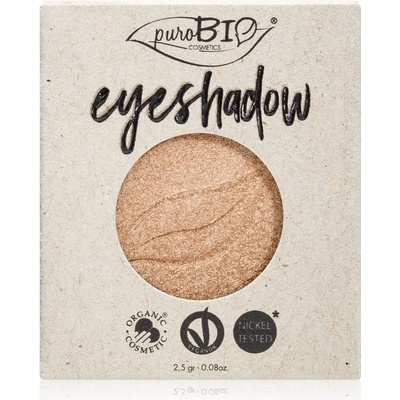 puroBIO Cosmetics Compact Eyeshadows oční stíny 01 Sparkling Wine 2,5 g náhradní náplň