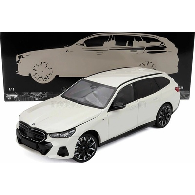 MINICHAMPS BMW 5-SERIES i5 M60 TOURING G61 SW STATION WAGON 2024 WHITE MET 1:18