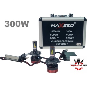  Крушки -Led- в куфарче H4-300W 2бр. к-т RN21-H4 ('264483)
