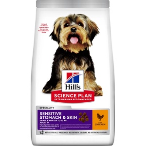Hill's Hill s Science Plan Sensitive Stomach & Skin за малки възрастни кучета 6 кг