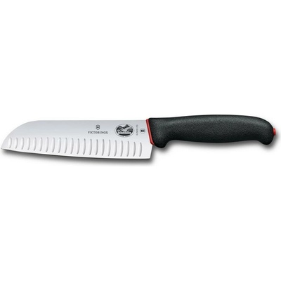 Victorinox Kuhinjski santoku nož DUAL GRIP 17 cm črn 5.2523.17D