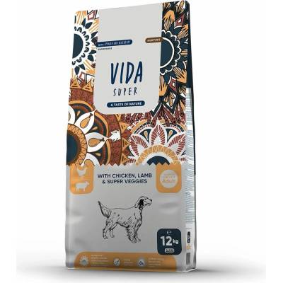 Kraftia Vida Super Dog Adult Medium & Large Hunting Chicken & Lamb 12 kg