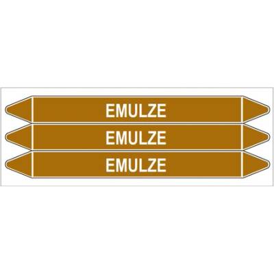 Značení potrubí, emulze,3 ks, 355 × 37 mm PZ 007919