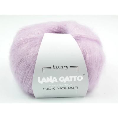 Lana Gatto pletací příze mohér hedvábí SILK MOHAIR růžová