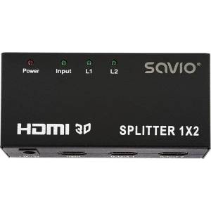 SAVIO CL-42 видео сплитер HDMI 2x HDMI (cl-42)