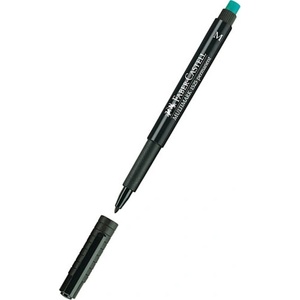  Перманентен тънкописец Faber-Castell OHP M Черен (1602007-08-1005210228)