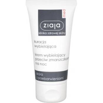 Ziaja Med Whitening Anti-Wrinkle изсветляващ нощен крем против бръчки 50 ml за жени