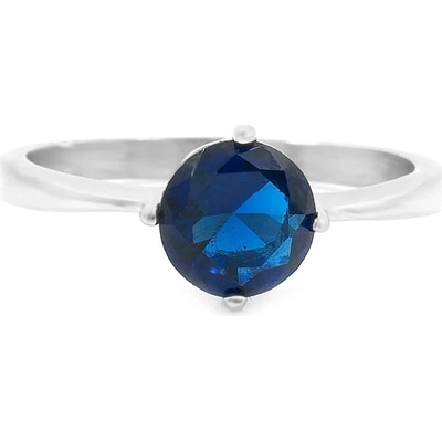 Bruno Prsten s kamínkem MODRÝ S4227