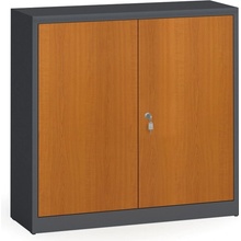 Alfa 3 Zvárané skrine s lamino dverami, 1150 x 1200 x 400 mm, RAL 7016/čerešňa