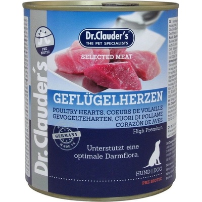 Dr.Clauder´s Adult Geflügelherzen drůbeží a srdce 800 g