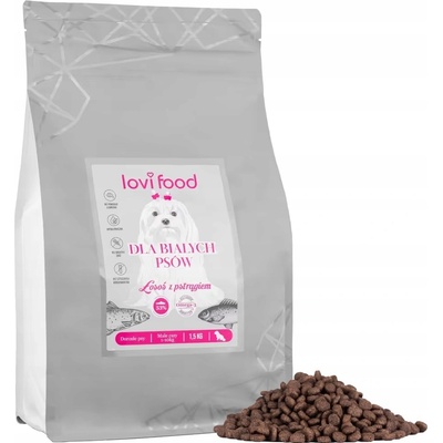 Lovi Food Losos s pstruhom pre biele psy malých plemien 1,5 kg
