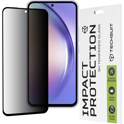 Techsuit Протектор за Samsung Galaxy A54 - 111D Privacy Full Glue - черен