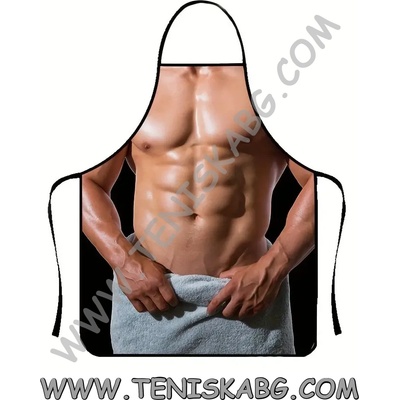 Престилка - Секси мъж с хавлия