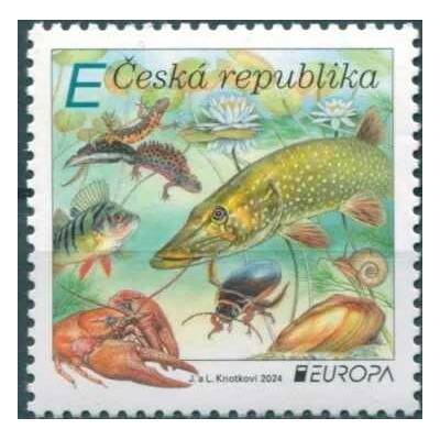 Česká pošta (2024) Pof. 1260 ** - Česká republika - EUROPA - Podvodní fauna a flóra