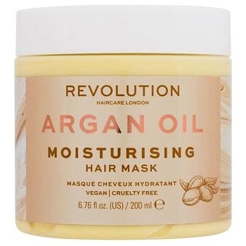 Revolution Haircare Moisturising Argan Oil maska na vlasy 200 ml