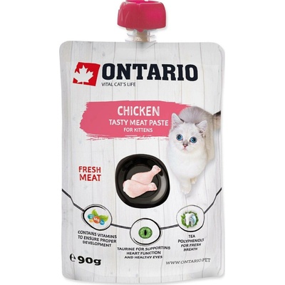 Ontario Paste Kitten Chicken Fresh Meat 90 g