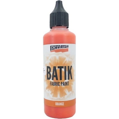 Pentart Barva na batikování tekutá 80 ml oranžová – Zboží Dáma