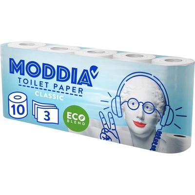 MODDIA Toaletný papier 3 vrstvový 10 ks