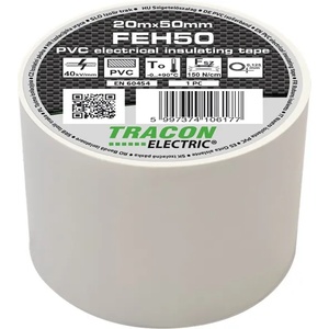 TRACON FEH50 50 mm x 20 m бяла изолационна лента (FEH50)