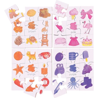 Bigjigs didaktická puzzle barvy 2