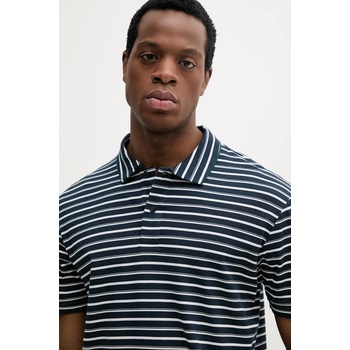 Liu Jo Памучна тениска с яка Liu Jo в тъмносиньо с десен QA5155 J4932 (QA5155.J4932)