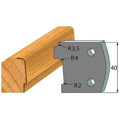 IGM Professional IGM Profil 130 - pár obmedzovačov 40x4mm SP F027-130