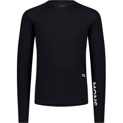 Mons Royale Мъжко мериносово термобельо Mons Royale Temple Merino Long Sleeve Merino base layer - Black - размер XXL (015-2332-0115)