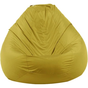 Pufrelax Пуф, круша, 520л. , Nirvana Gigant - Teteron Yellow Quince, За открито, Перящ се калъф, Пълнеж от Полистиролни перли