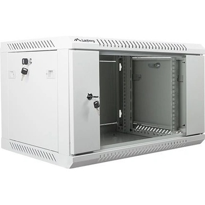 Lanberg Комуникационен шкаф Lanberg rack cabinet 19" wall-mount 6U / 600x450 for self-assembly (flat pack), grey (WF01-6406-10S)