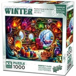 KS Games Пъзел KS Games от 1000 части - Мистична къща в гората (20826)