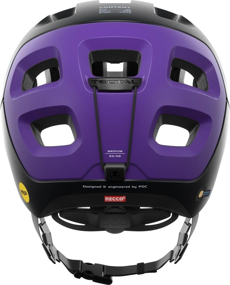 POC Tectal Race Mips Uranium black/Sapphire Purple metallic matt