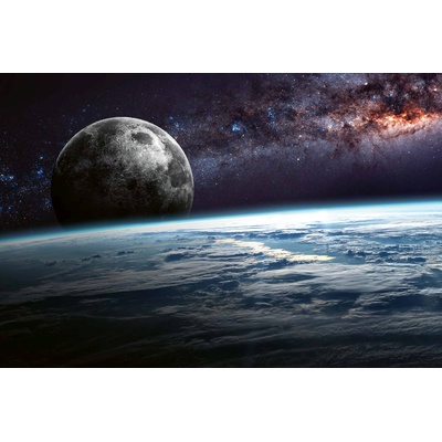 DIMEX ART Флизелинов фототапет слънчева система 375 x 250 см