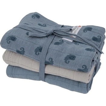 Lodger Swaddler Flame Tribe 70 x 70 cm Ocean 3 ks