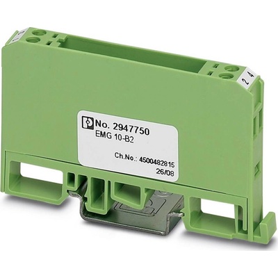 Phoenix Contact EMG 10-B2 pouzdro na DIN lištu plast zelená 10 ks