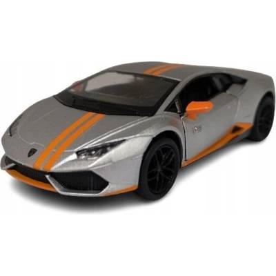 Kinsmart Метална количка Kinsmart - Lamborghini Huracan LP-610-4, 1: 36, светлосива (52113)